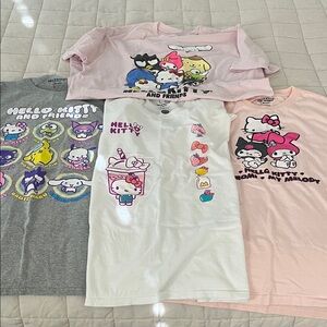Hello Kitty bundle of tee shirts